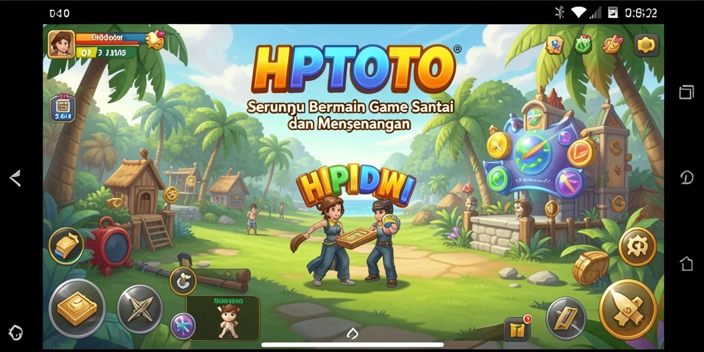 Tampilan gameplay HPTOTO yang menarik dan colorful.