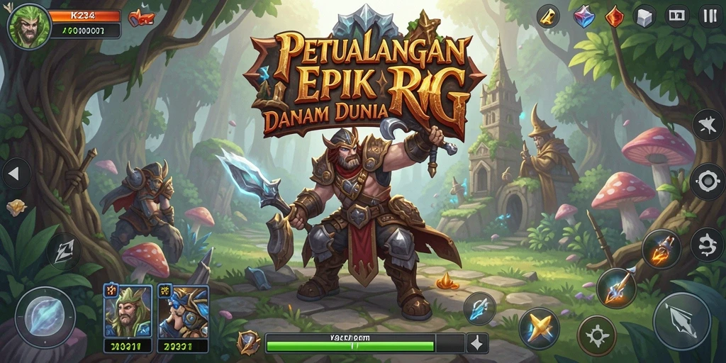Menampilkan aksi seru dan dunia yang menggugah dalam gameplay RPG.