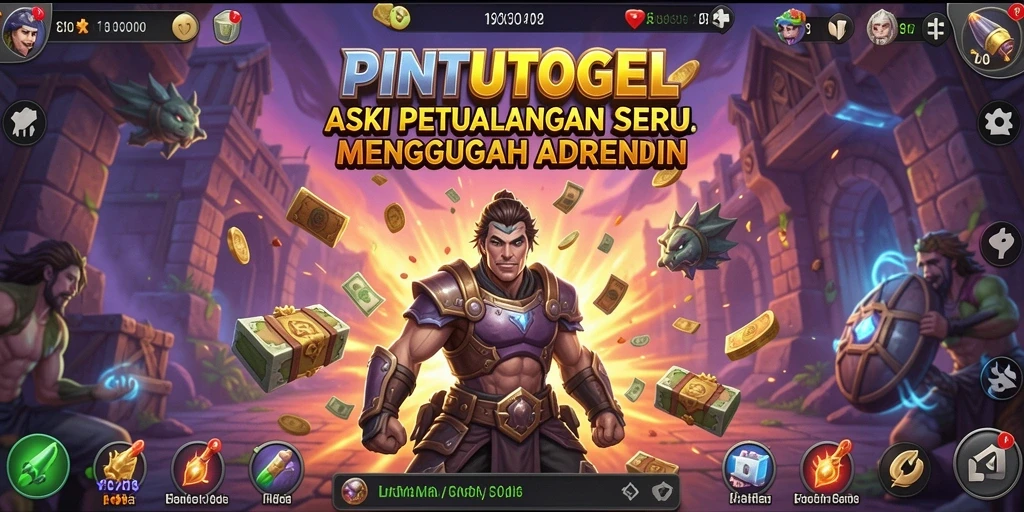 Tampilan gameplay PINTUTOGEL yang mendebarkan dan penuh aksi.