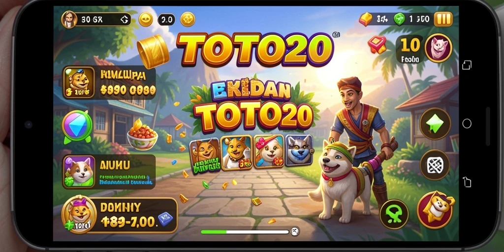 Tampilan gameplay TOTO20 yang menakjubkan dengan interaksi karakter.